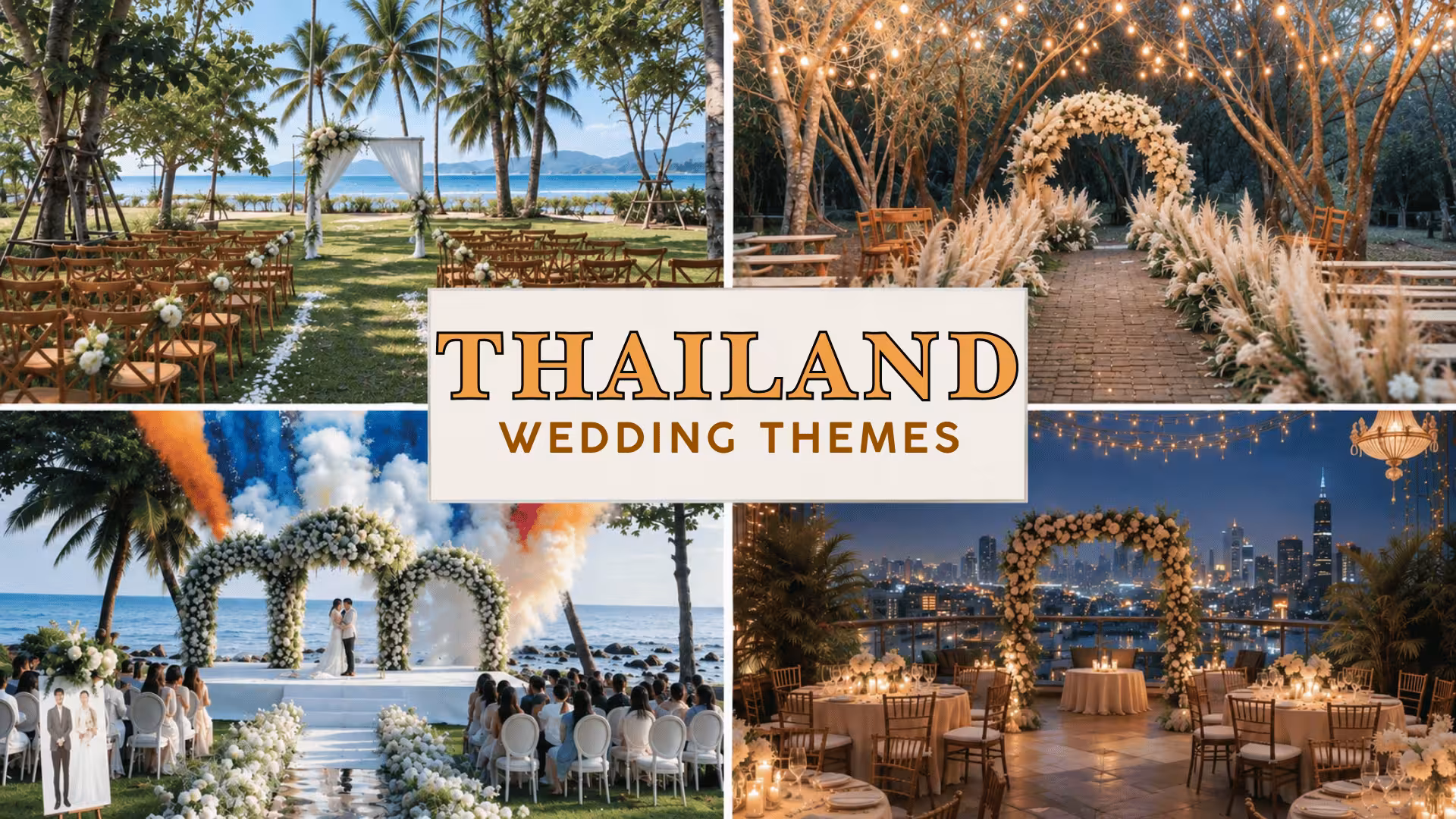 Modern wedding themes in Thailand